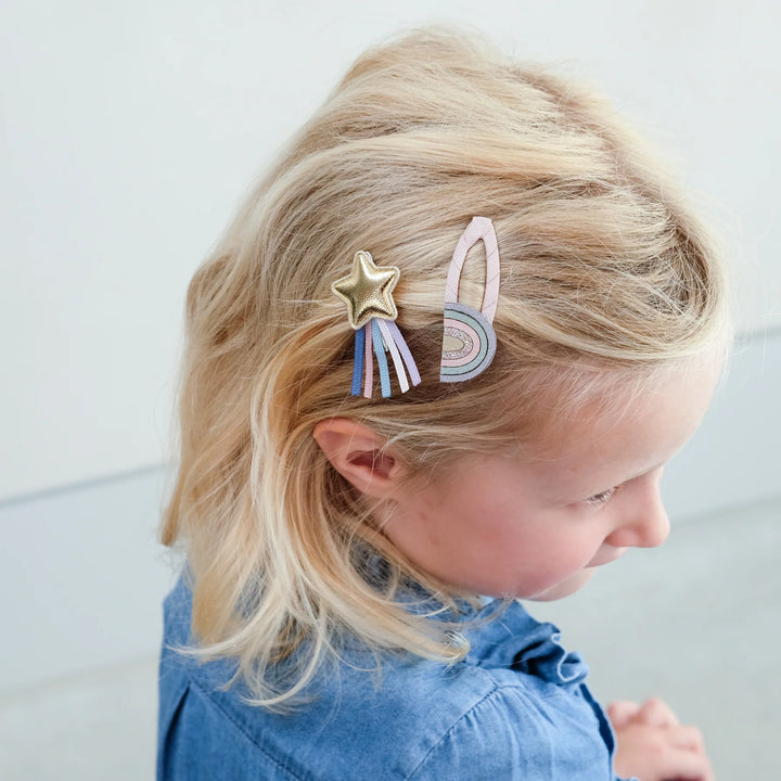 Mimi & Lula - Clic Clac Hair Clips - Dreamer over the rainbow