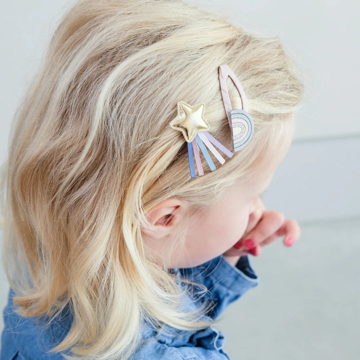 Mimi & Lula - Clic Clac Hair Clips - Dreamer over the rainbow