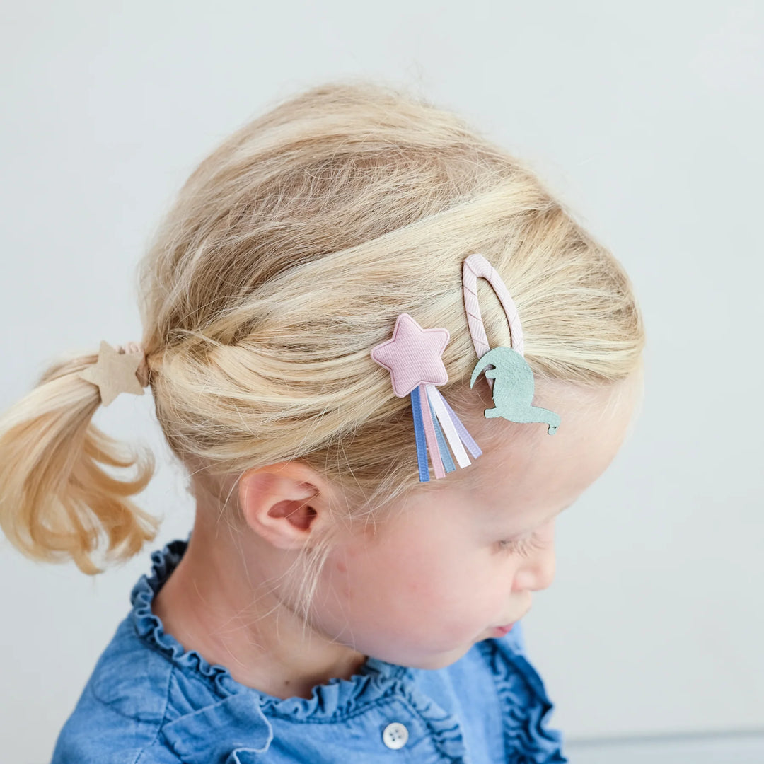 Mimi & Lula - Clic Clac Hair Clips - Dreamer Dinosaur