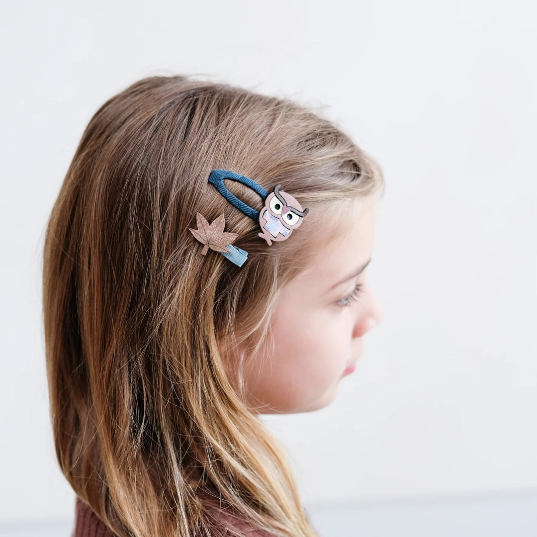 Mimi & Lula - Hair Clip Set -Oscar Owl