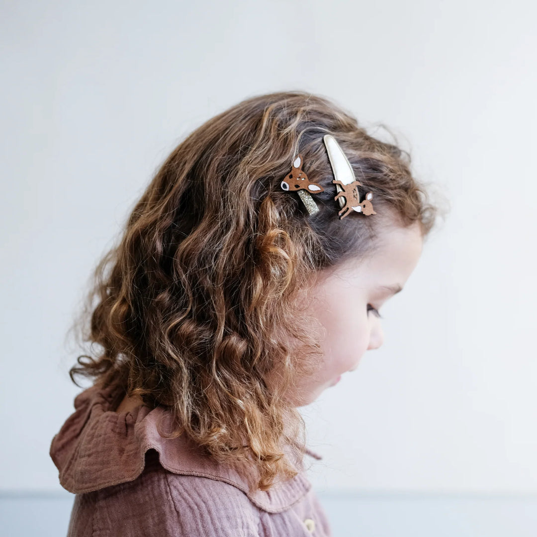 Mimi & Lula - Clic Clac Hair Clips - Felicity Fawn