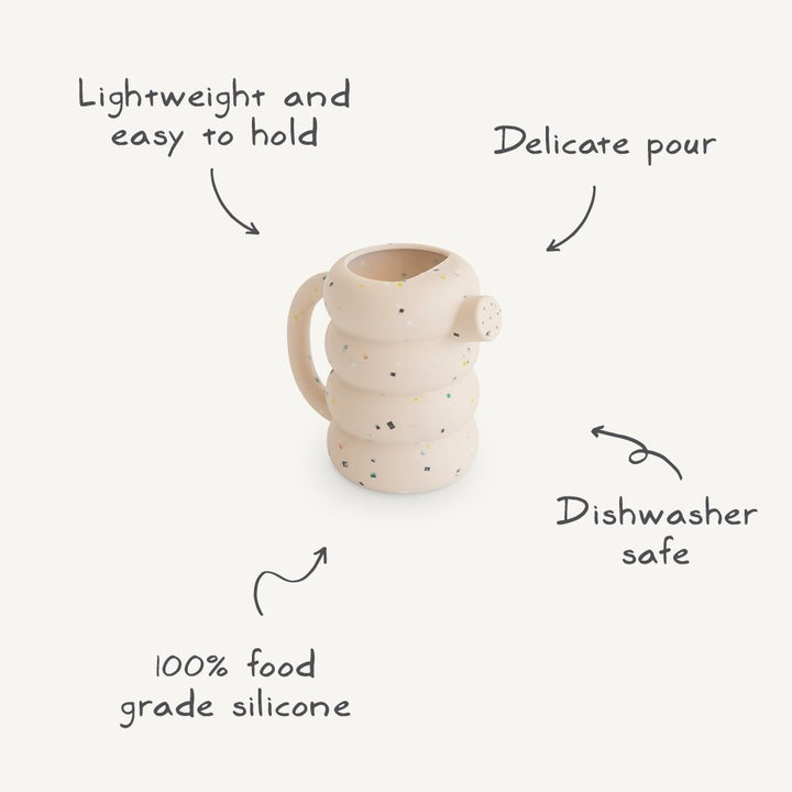 Mushie - Silicone Watering Can - French Blue - Mabel & Fox