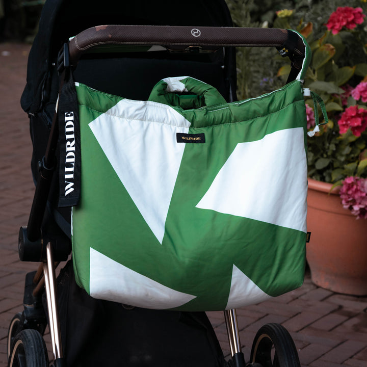 Wildride - Recycled Changing Bag - Green Graphic