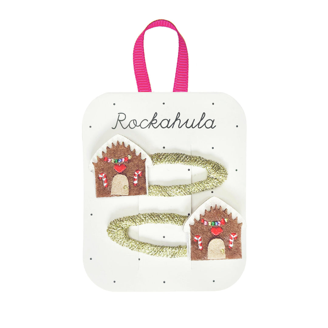 Rockahula - Gingerbread House Hair Clips