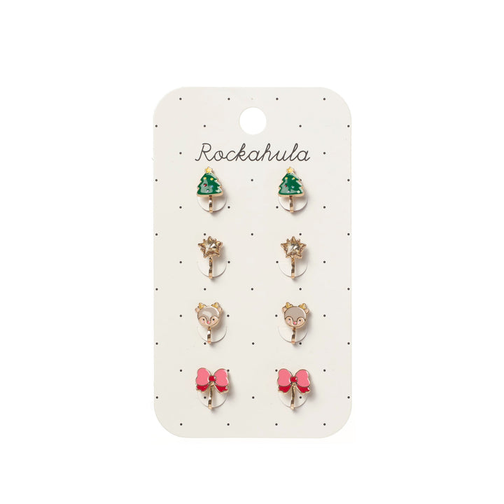 Rockahula -Jolly Christmas - Clip On Earrings