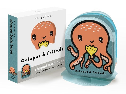 Wee Gallery - Bath Book - Octopus & Friends