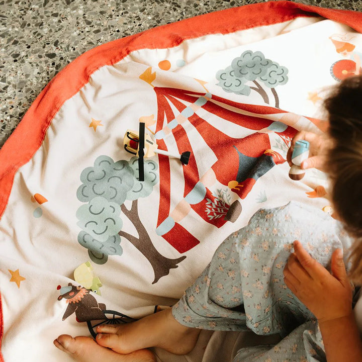 Play & Go - Activity Play Mat & Storage Bag - Circus - Mabel & Fox