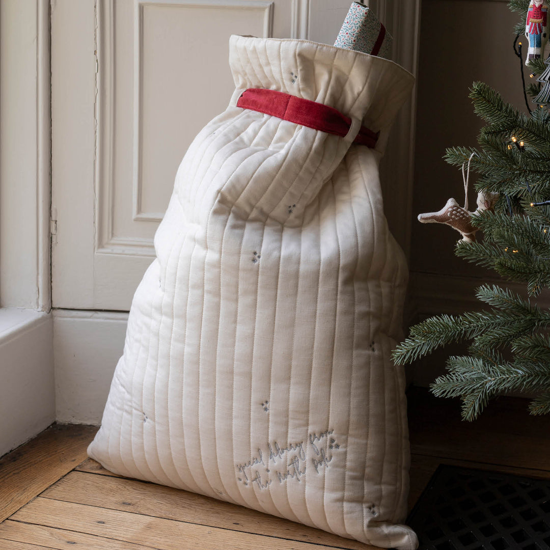 Avery Row - Christmas Present Sack - Polar Bear