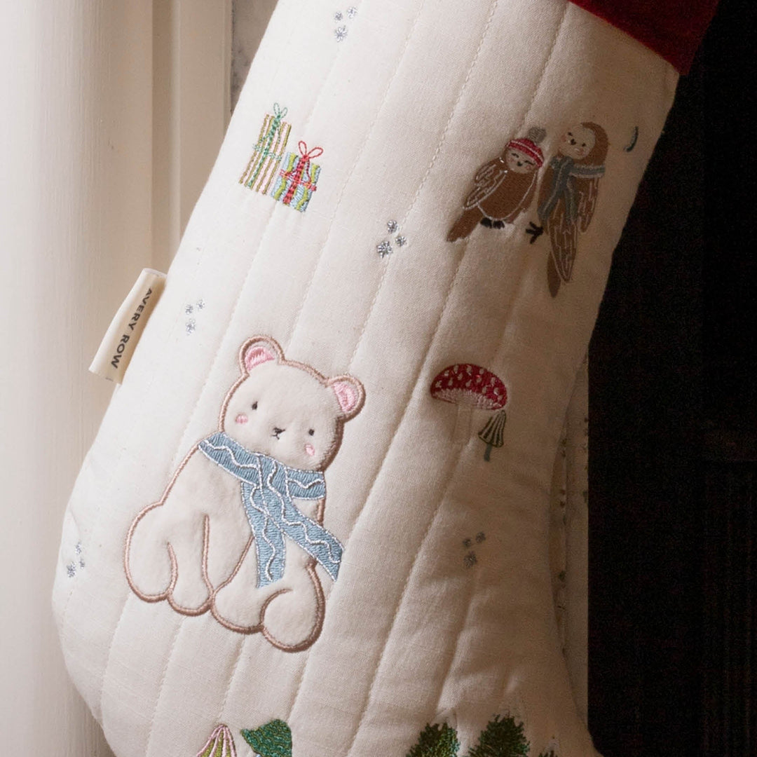 Avery Row - Christmas Stocking - Polar Bear
