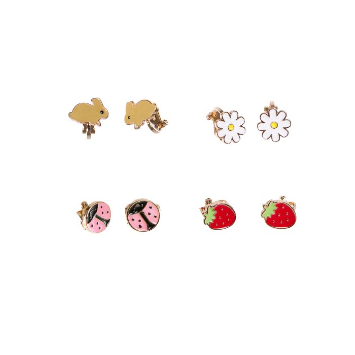 Rockahula – Spring Garden Clip On Earrings - Mabel & Fox