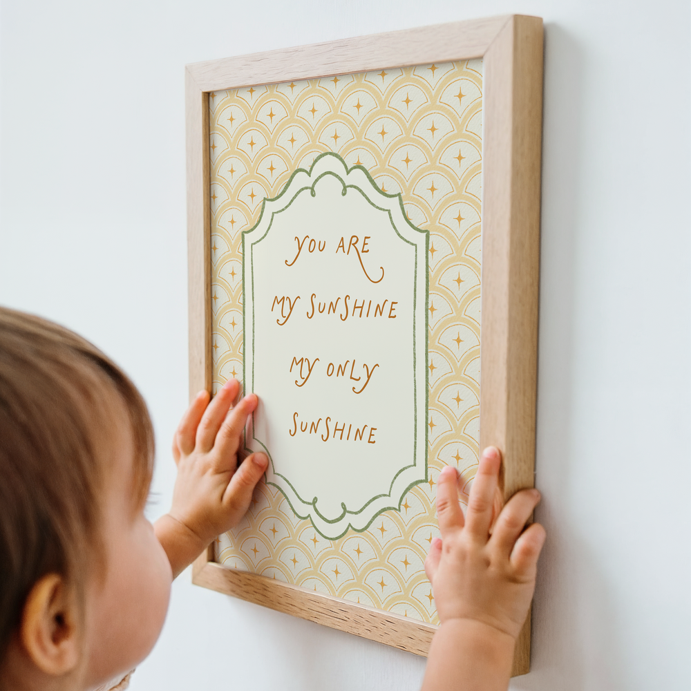 Mabel & Fox - Art Print - You are my Sunshine - Mabel & Fox