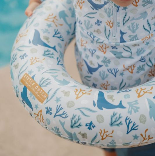 Little Dutch - Swim Ring - Ocean Dreams Blue - Mabel & Fox