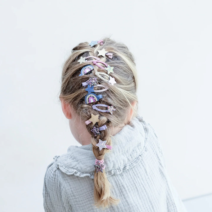 Mimi & Lula - Mini hair Clips -Ziggy Over The Rainbow - Mabel & Fox