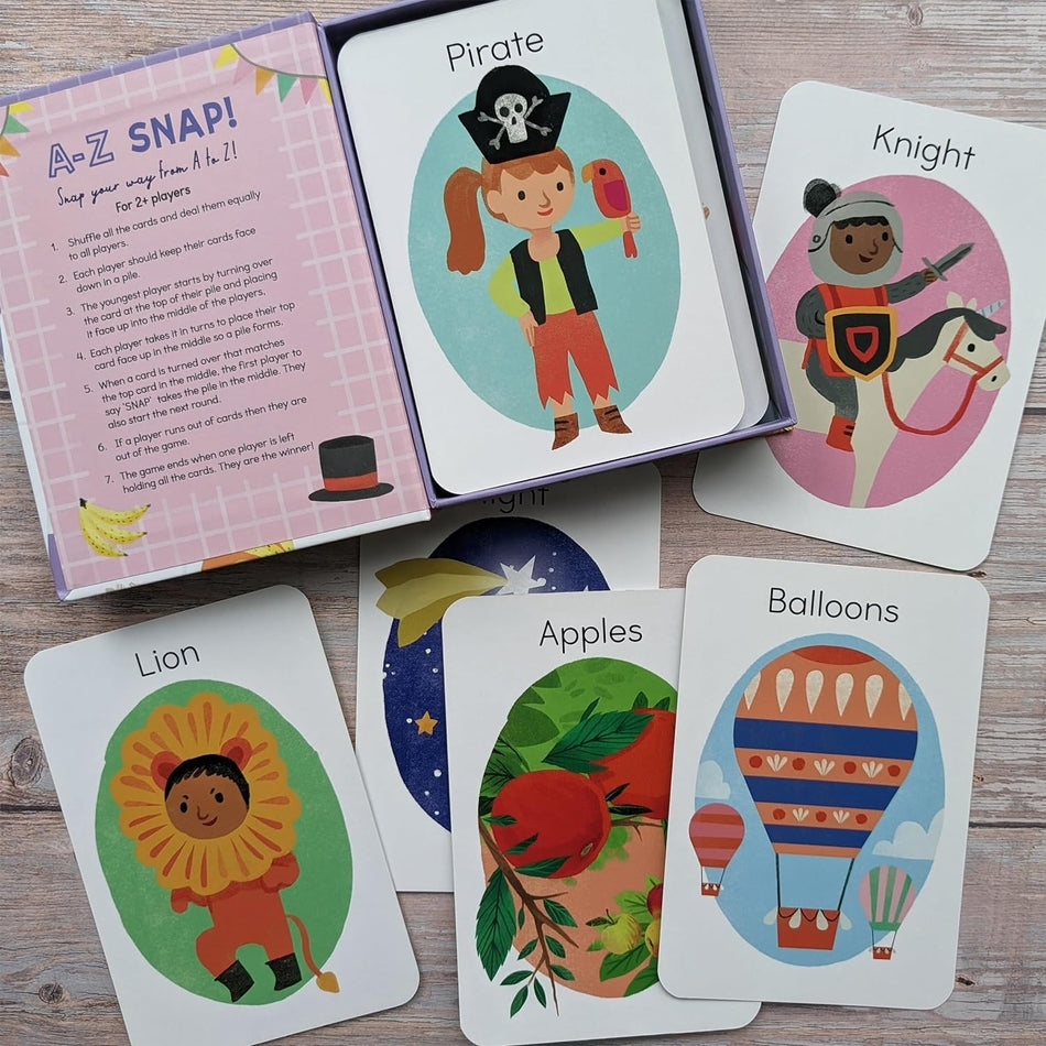 A–Z Snap – Children’s Matching Card Game - Mabel & Fox