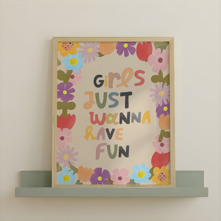 Lara & Kin - Art Print - Girls Just Wanna Have Fun