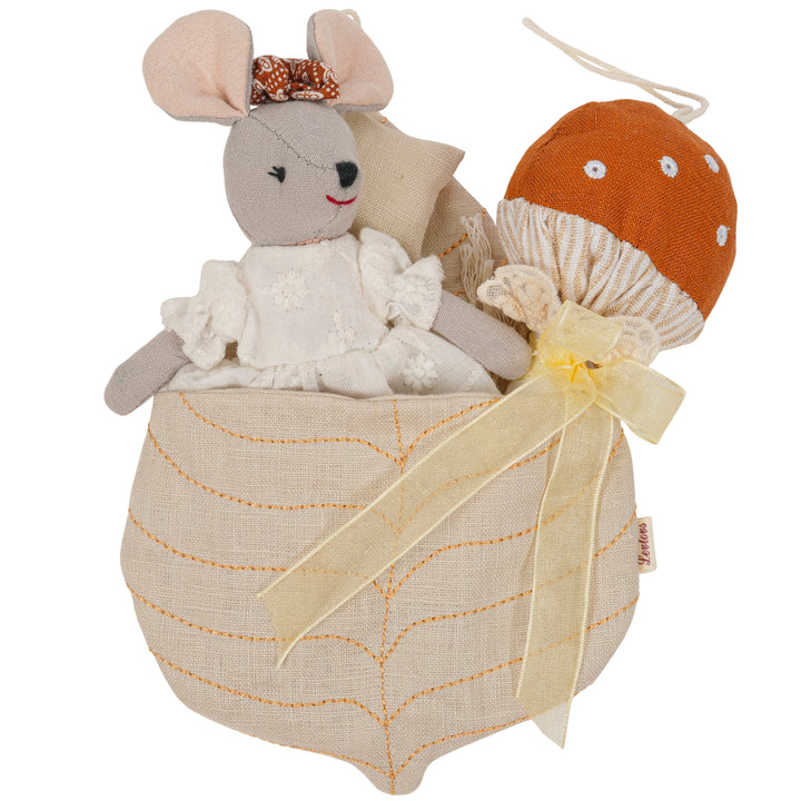 LEVLOVS – Mouse and the Mushroom Wonder Forest Set – Brown