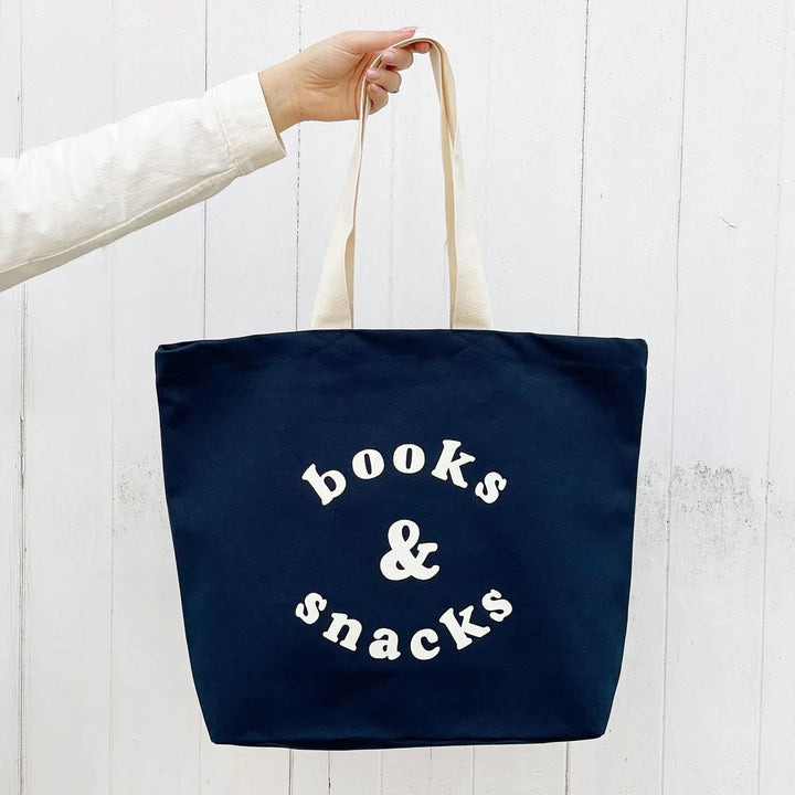 Alphabet Bags - Books and Snacks - Midnight Blue