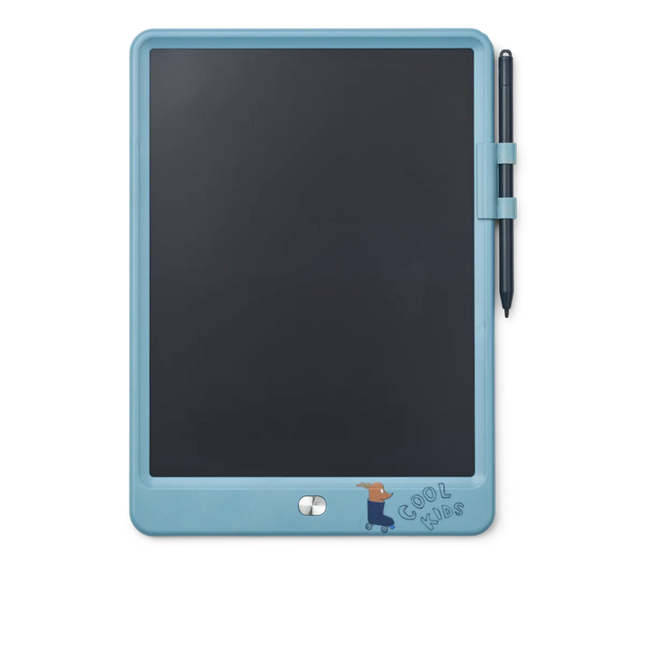 Liewood - Zora Magic LCD Drawing Board - Tiger / Beach Blue - Mabel & Fox