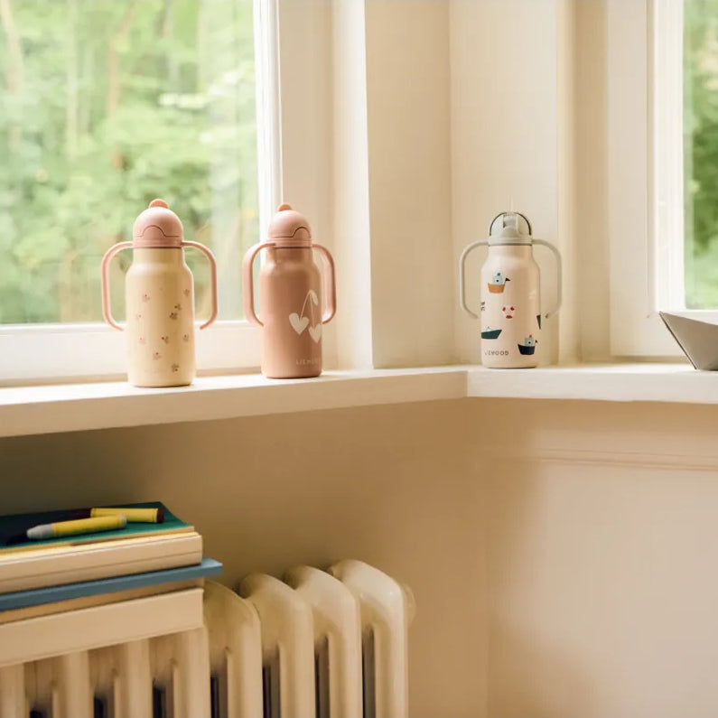 Liewood - Kimmie Bottle - Mini Butterfly / Apple Blossom - Mabel & Fox
