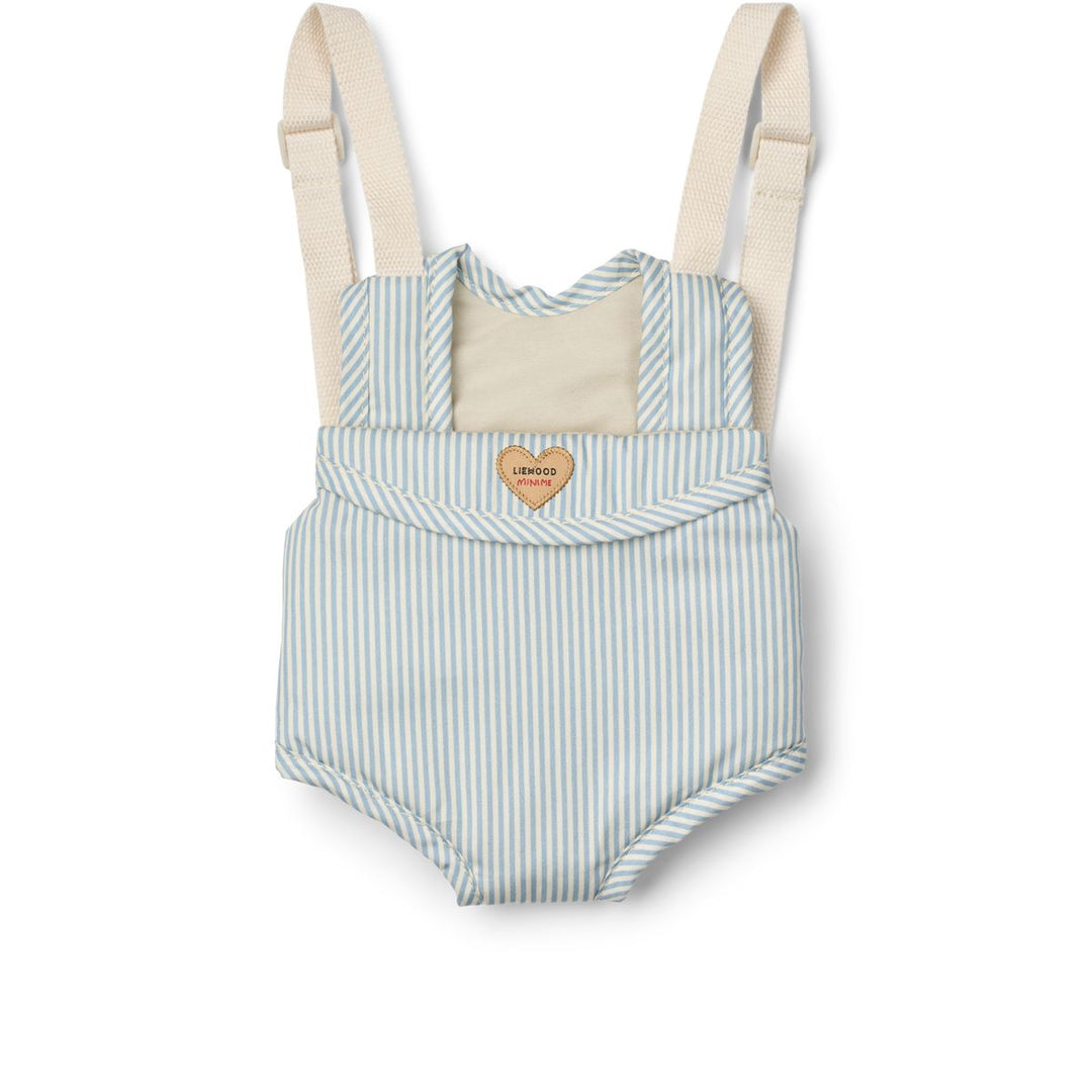 Liewood - Eleanor Doll Carrier - Y/D Stripe Beach Blue / Creme de la Creme