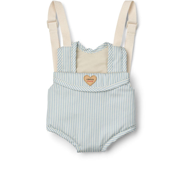 Liewood - Eleanor Doll Carrier - Y/D Stripe Beach Blue / Creme de la Creme