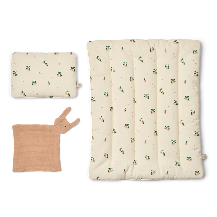 Liewood - Joan Doll Duvet Set - Peach / Sea Shell