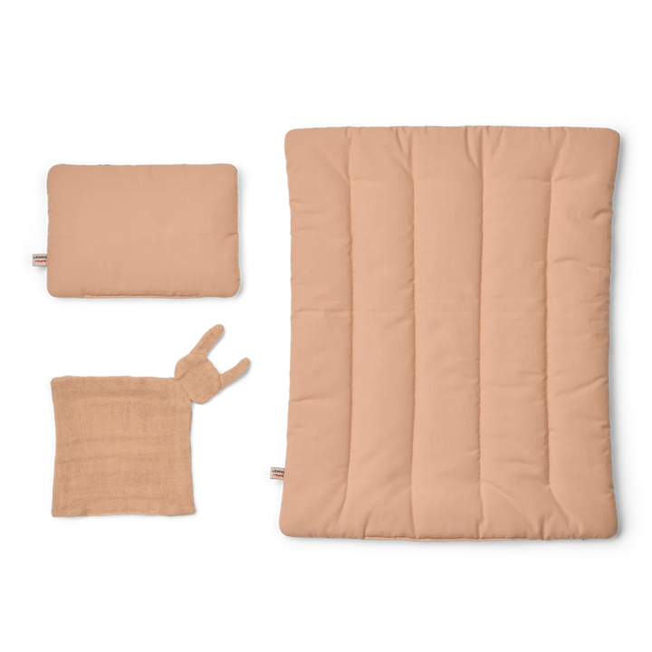 Liewood - Joan Doll Duvet Set - Peach / Sea Shell