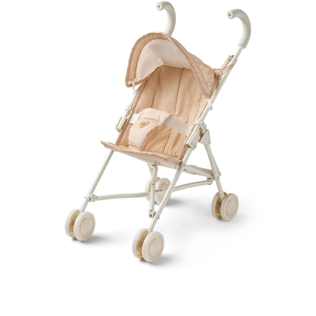 Liewood - Elsie Doll Stroller - Y/D Stripe Pale Tuscany / Creme de la Creme