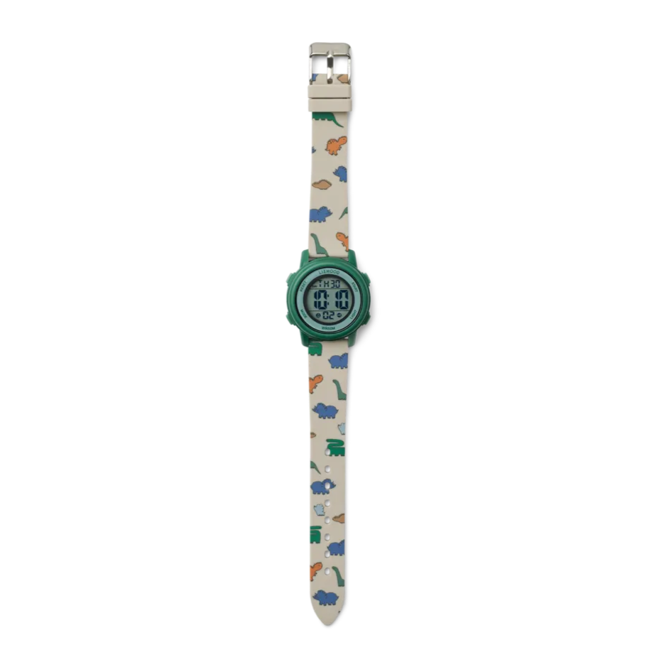Liewood - Sussi Wrist Watch - Dinosaurs / Mist
