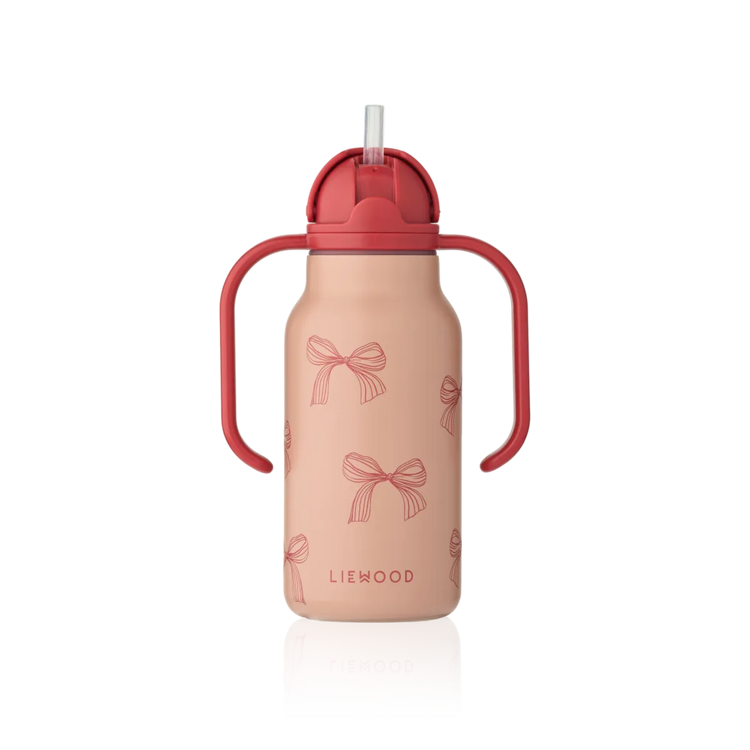 Liewood – Kimmie Water Bottle 250ml – Bows / Pale Tuscany