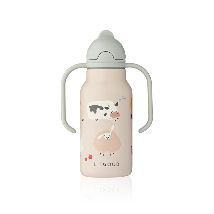 Liewood – Kimmie Water Bottle 250ml – Farmlife / Sandy