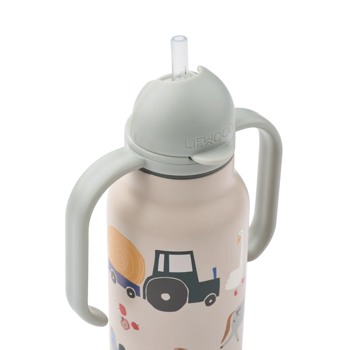 Liewood – Kimmie Water Bottle 250ml – Farmlife / Sandy