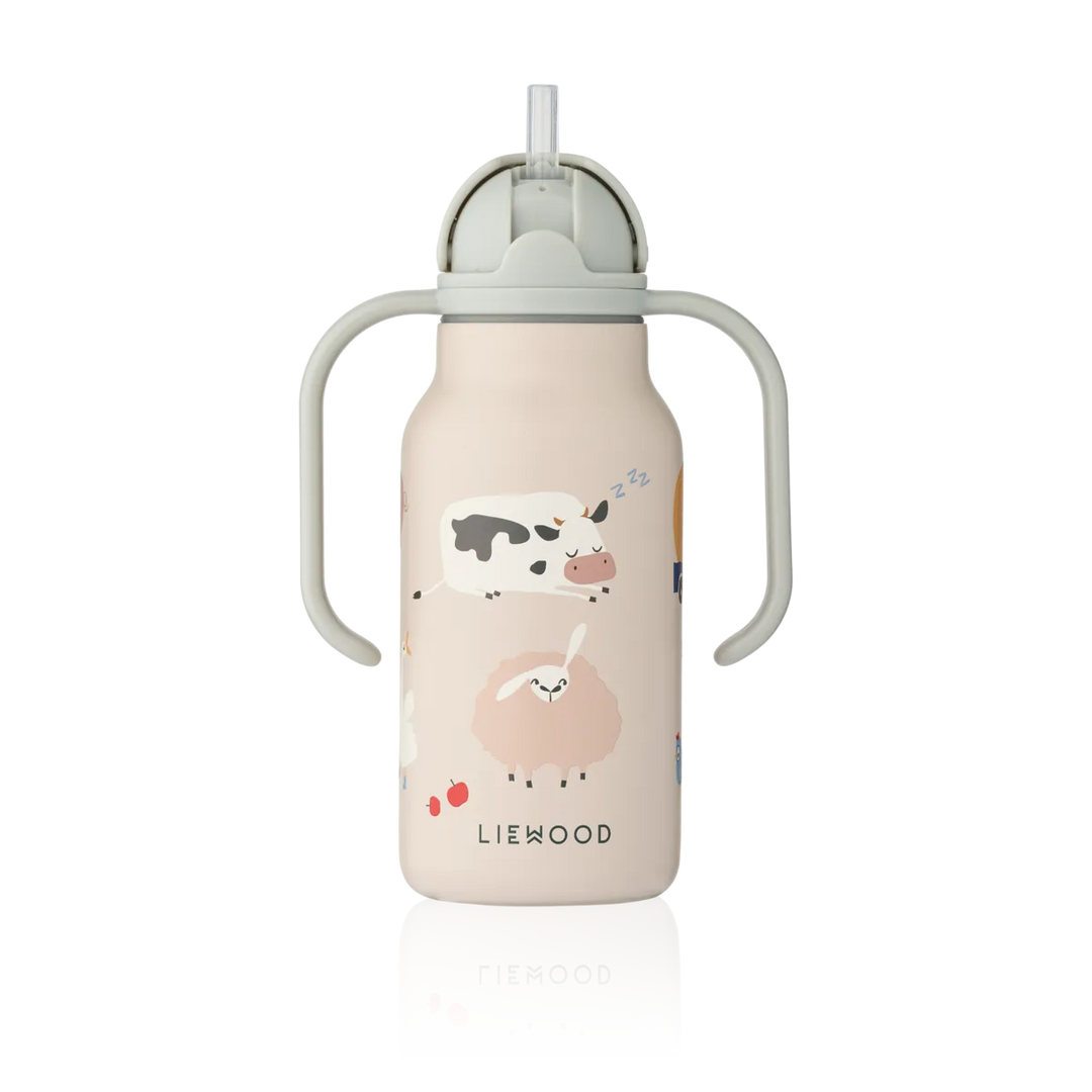 Liewood – Kimmie Water Bottle 250ml – Farmlife / Sandy
