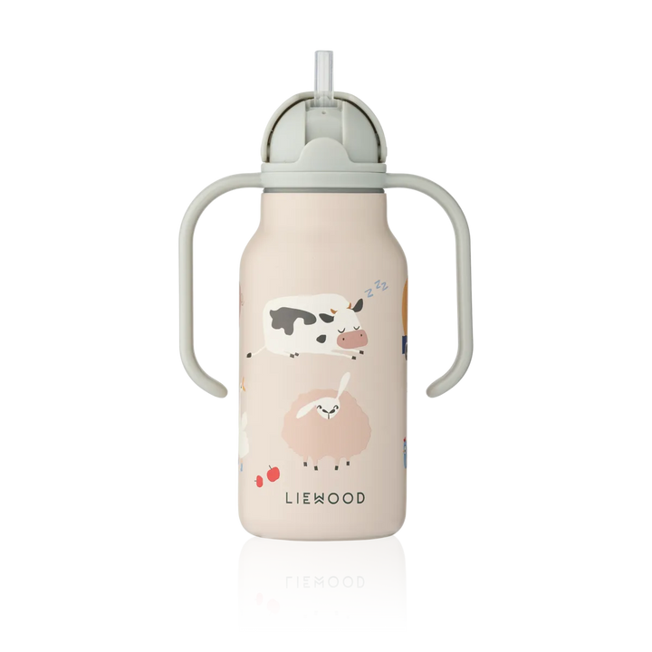 Liewood – Kimmie Water Bottle 250ml – Farmlife / Sandy
