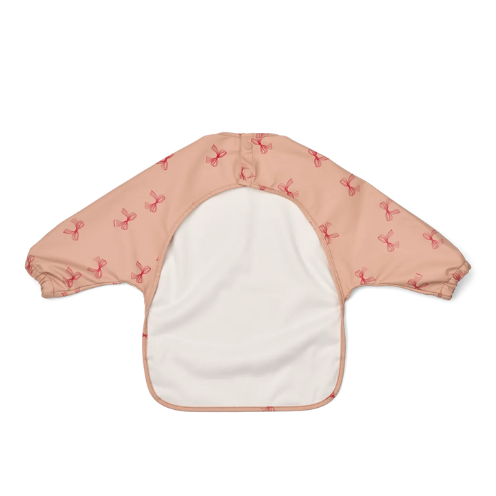 Liewood – Merle Printed Cape Bib – Bows / Pale Tuscany