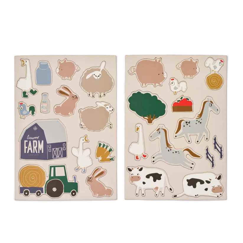 Liewood – Vento Farmlife Magnets – Farmlife / Sandy