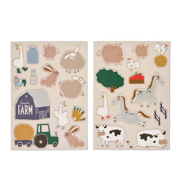 Liewood – Vento Farmlife Magnets – Farmlife / Sandy - Mabel & Fox