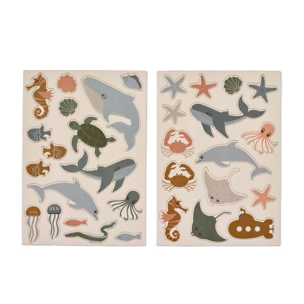 Liewood – Vento Sea Creature Magnets – Sea Creature / Sandy - Mabel & Fox