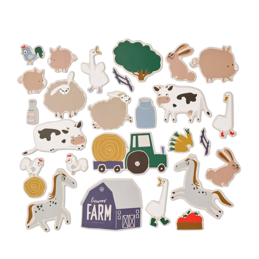 Liewood – Vento Farmlife Magnets – Farmlife / Sandy