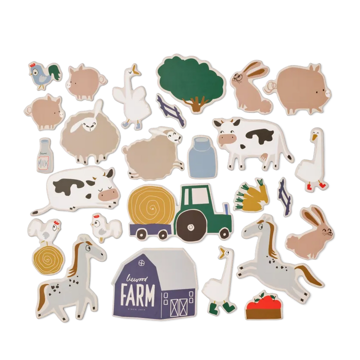 Liewood – Vento Farmlife Magnets – Farmlife / Sandy
