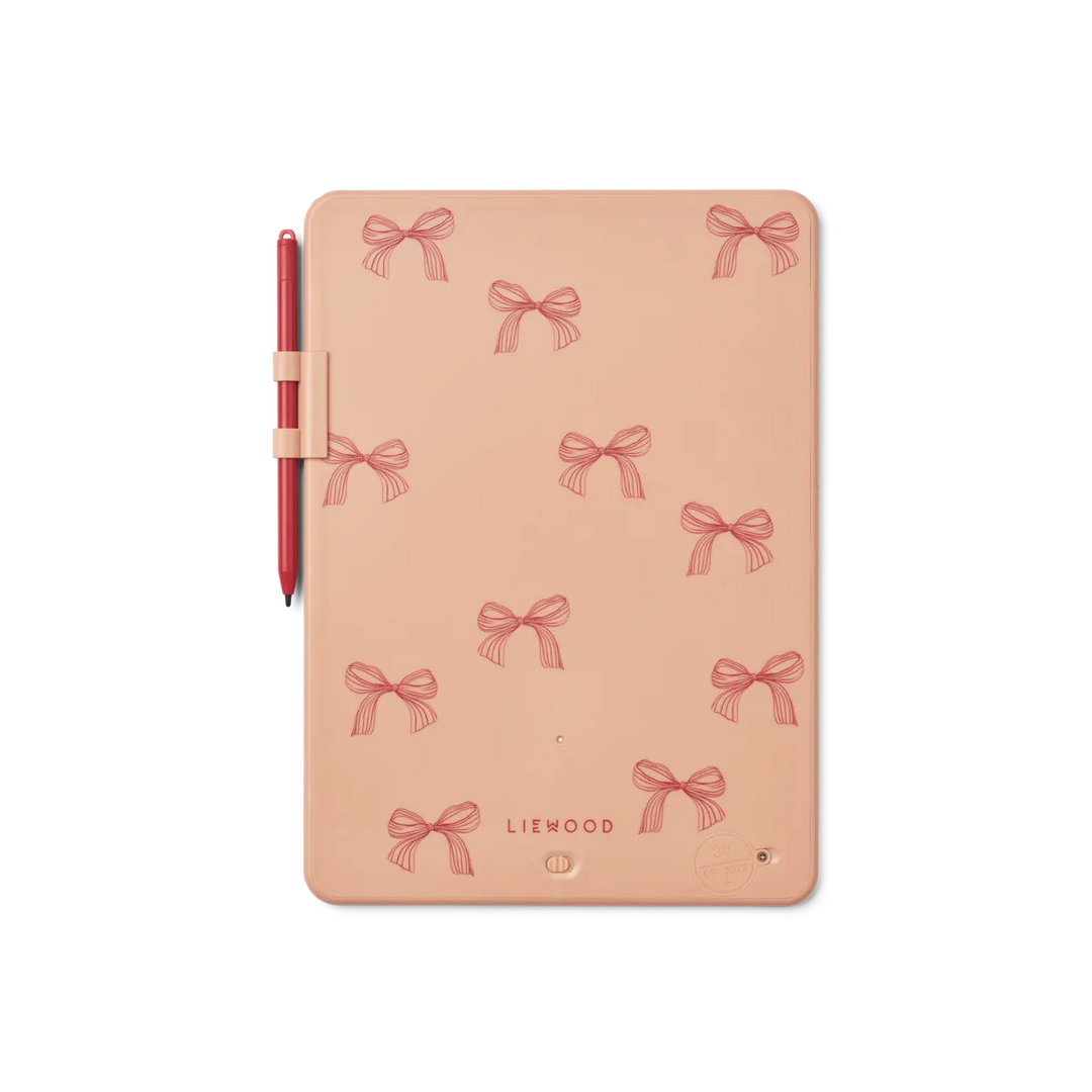 Liewood – Zora Magic Drawing Board 10 Inches – Bows / Pale Tuscany