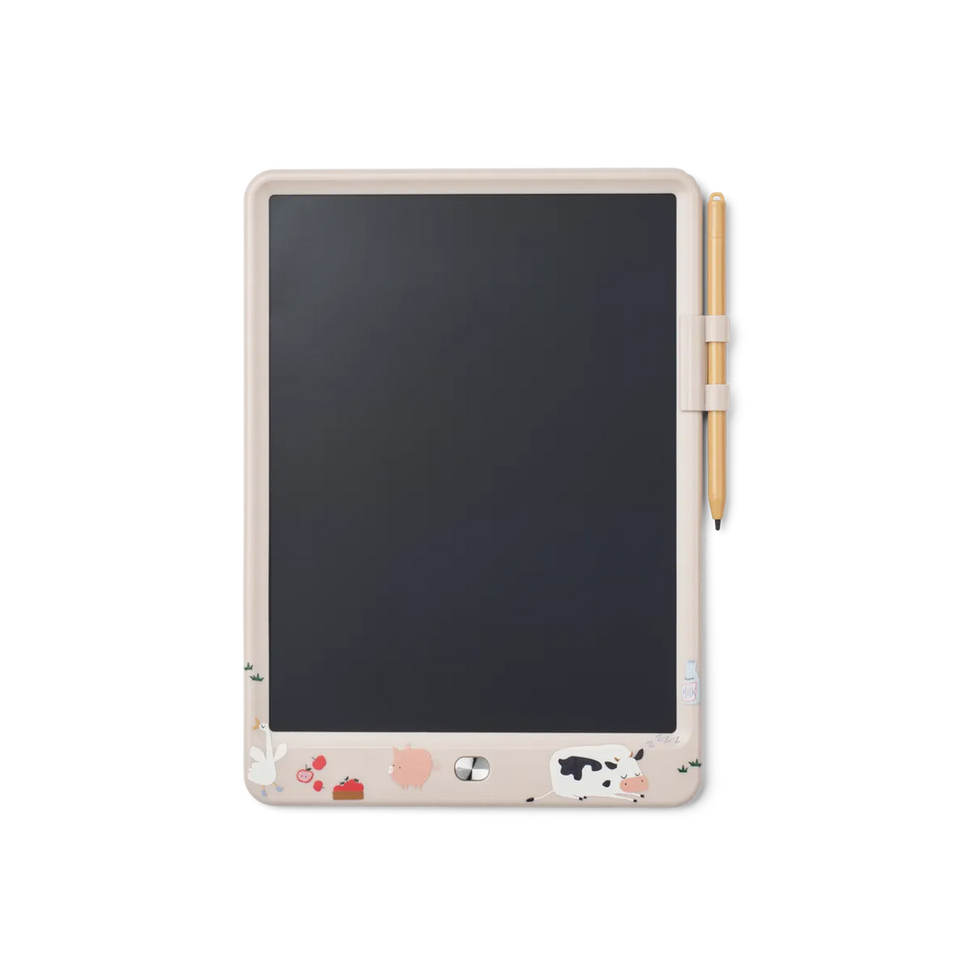 Liewood – Zora Magic Drawing Board 10 Inches – Farmlife / Sandy