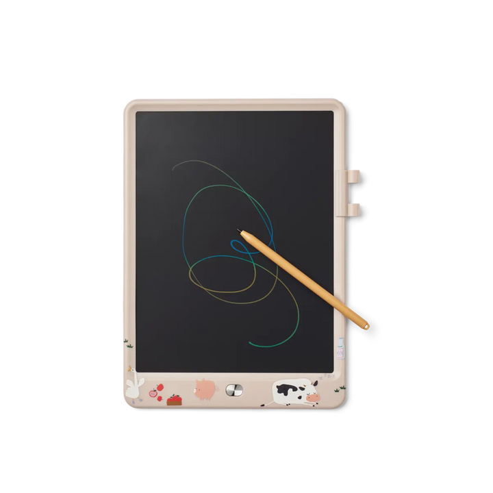 Liewood – Zora Magic Drawing Board 10 Inches – Farmlife / Sandy