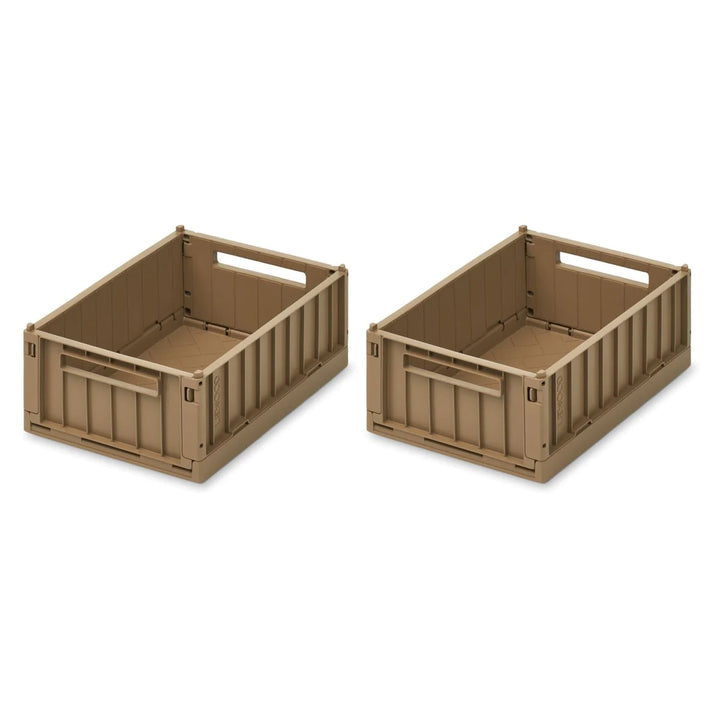 Liewood - Weston Storage Box - Oat - Small (2 Pack)