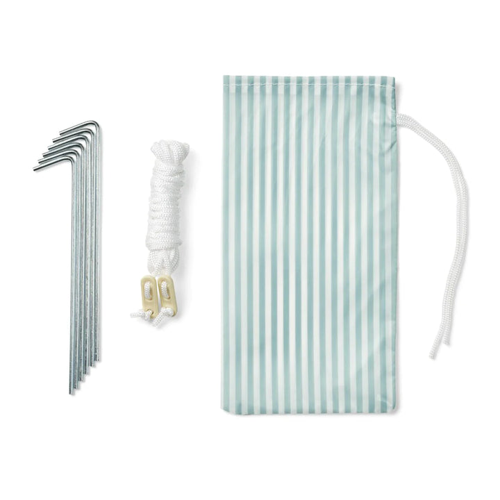 Liewood -Bjork Tent - Printed Stripe Ice Blue/Creme De La Creme