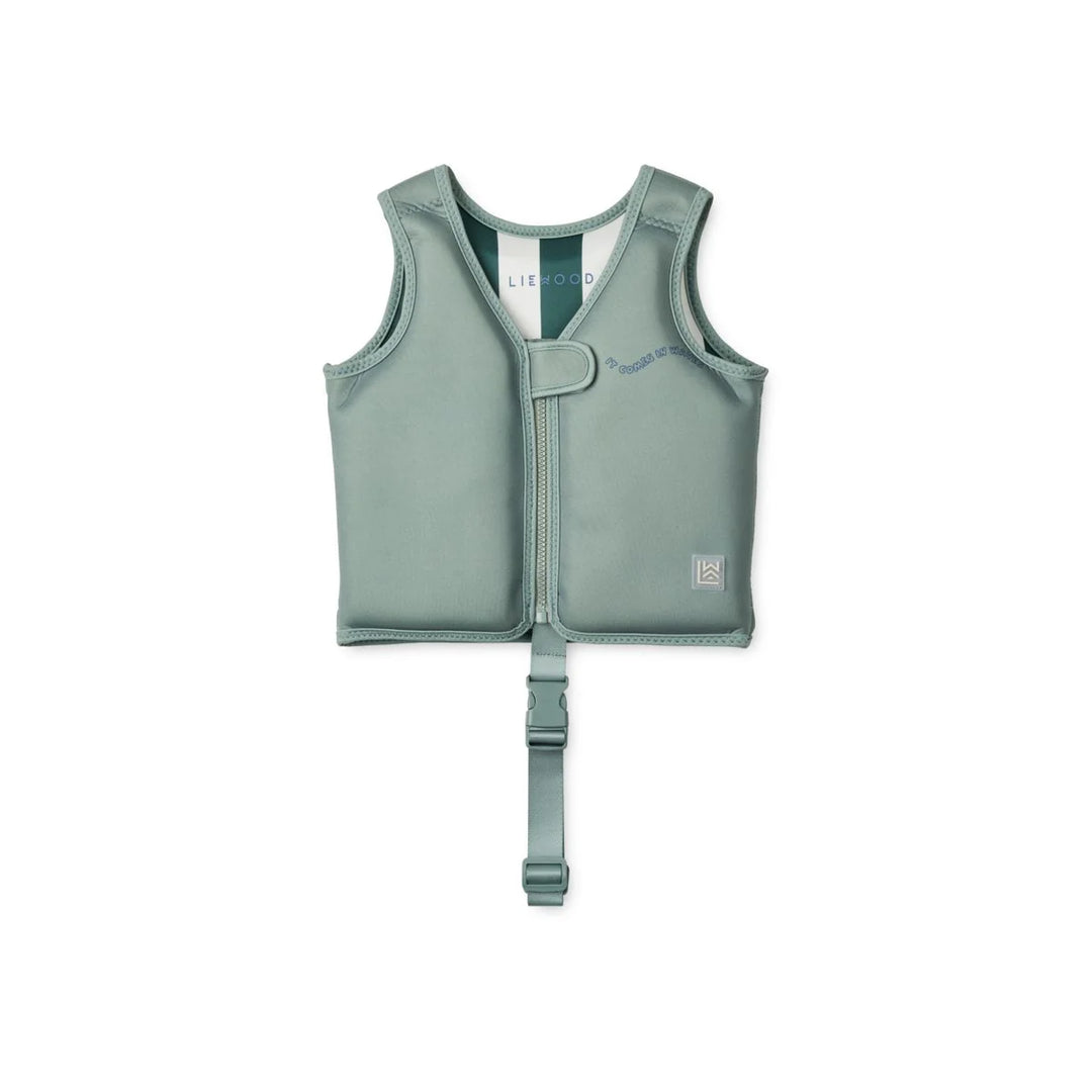 Liewood - Dove Swim Vest - It Comes In Waves/Peppermint