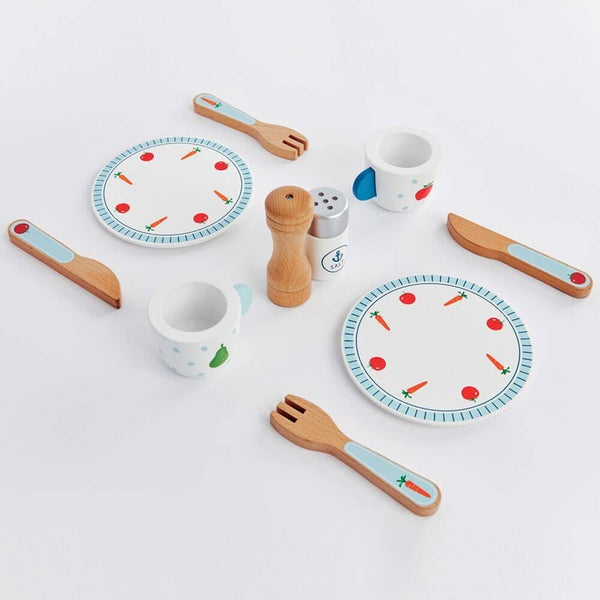 Great Little Trading Co. – Wooden Toy Dinner Set
