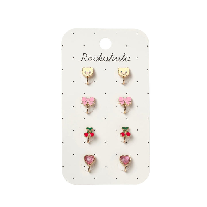Rockahula – Cute Kitten Clip On Earrings