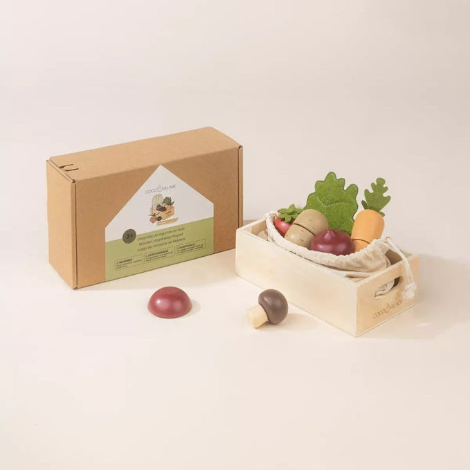 Coco Village - Wooden Vegetables Playset