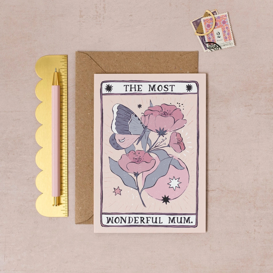 Sister Paper Co. - Mum Card - Tarot Flower Mum Card